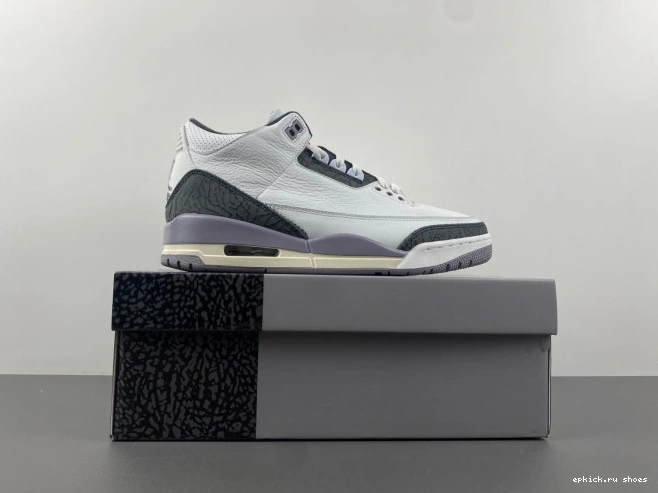 Cheap Jordan 3 CT8532-106 Grey Cement Air 0811